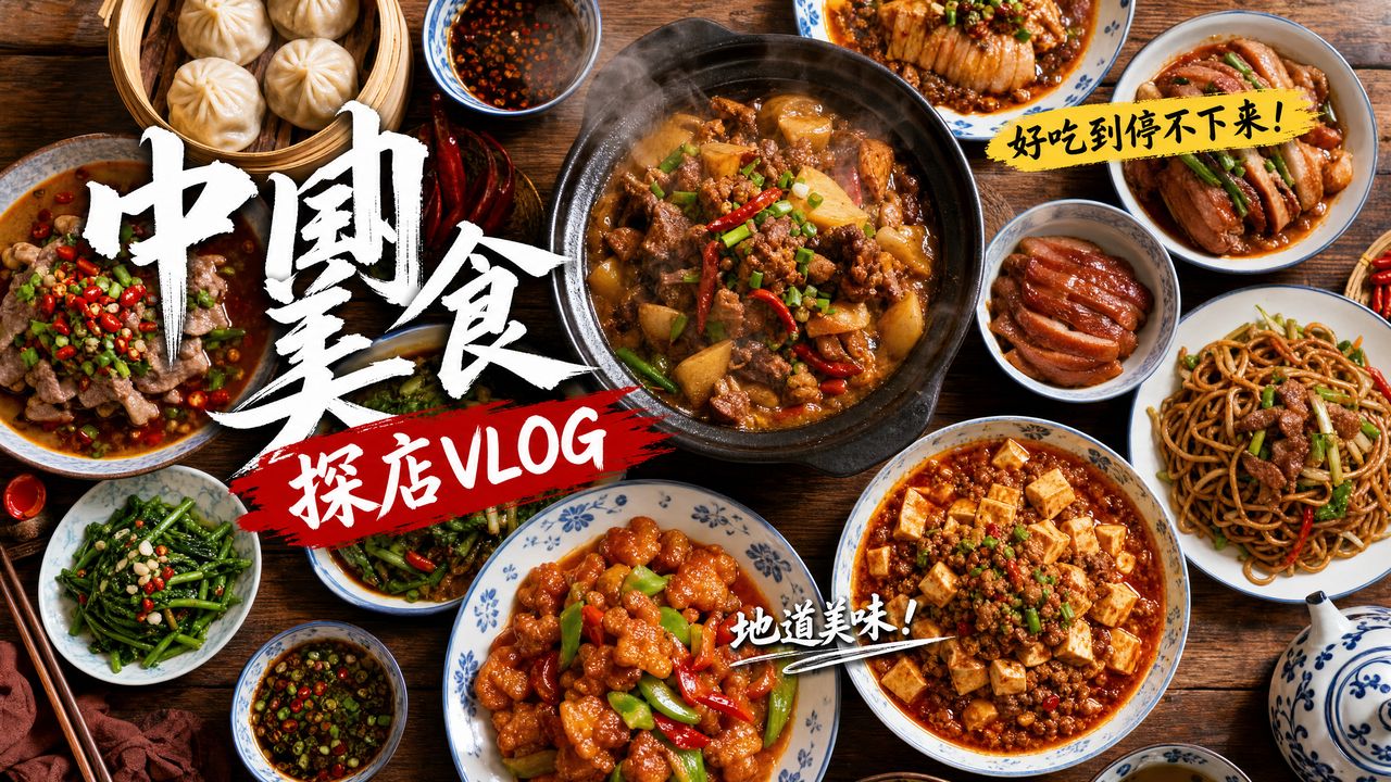 少妇 【少妇】中国美食探店视频：地道美味好吃到停不下来！